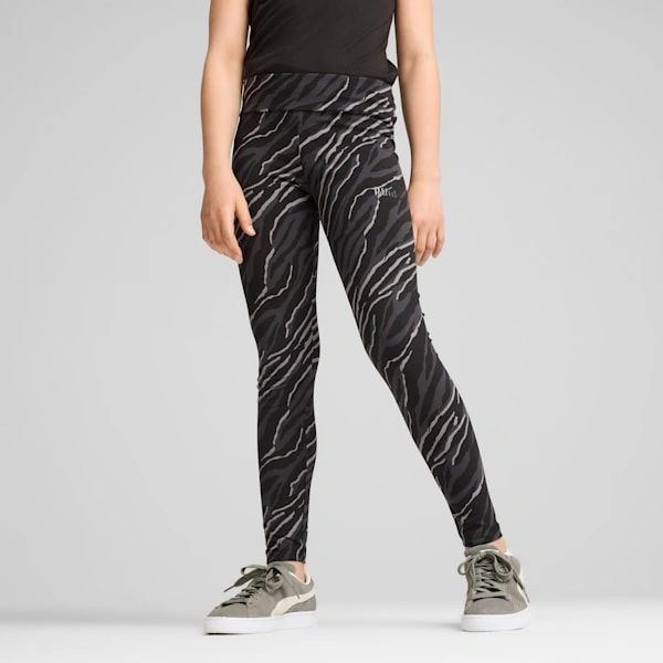 PUMA ESS+ ANIMAL Børne Leggings: Vilde ben til leg og sjov – Et strejf af dyrisk eventyr!