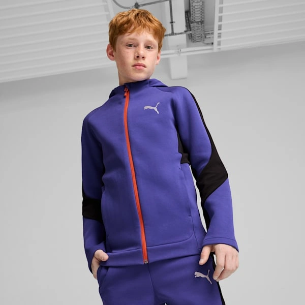 PUMA EVOSTRIPE Hættetrøje til Store Børn: Ultimativ Komfort og Stil i Ét!